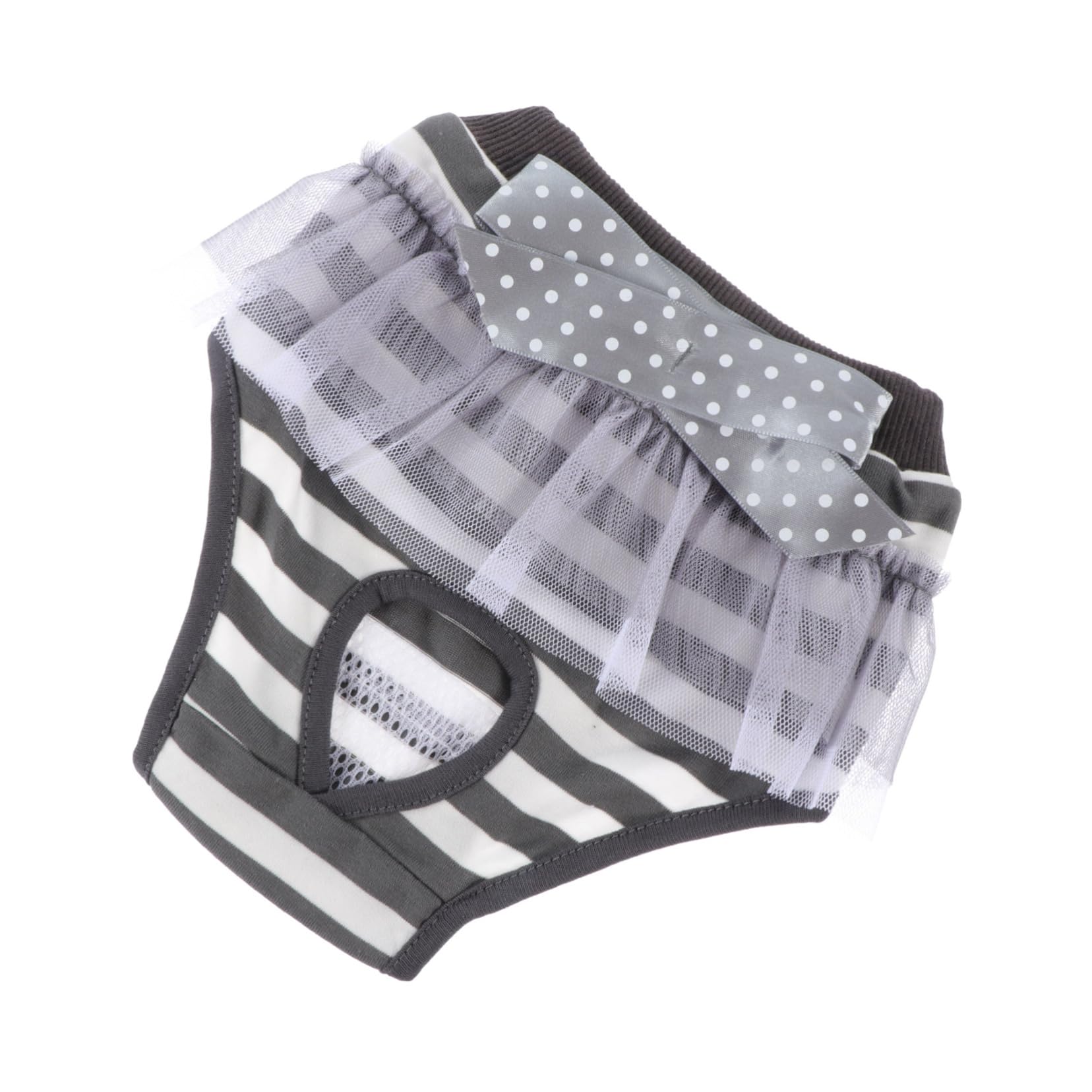 POPETPOP Delicate Portable Puppy Diaper Breathable Doggie Diaper Washable Comfortable Design for Female Dogs During Menstruation