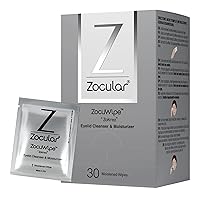 Vista 1 de Zocuwipe - Toallitas para párpados con complejo natural de okra, limpiador de párpados y almohadillas hidratantes para ojos irritados y rojos