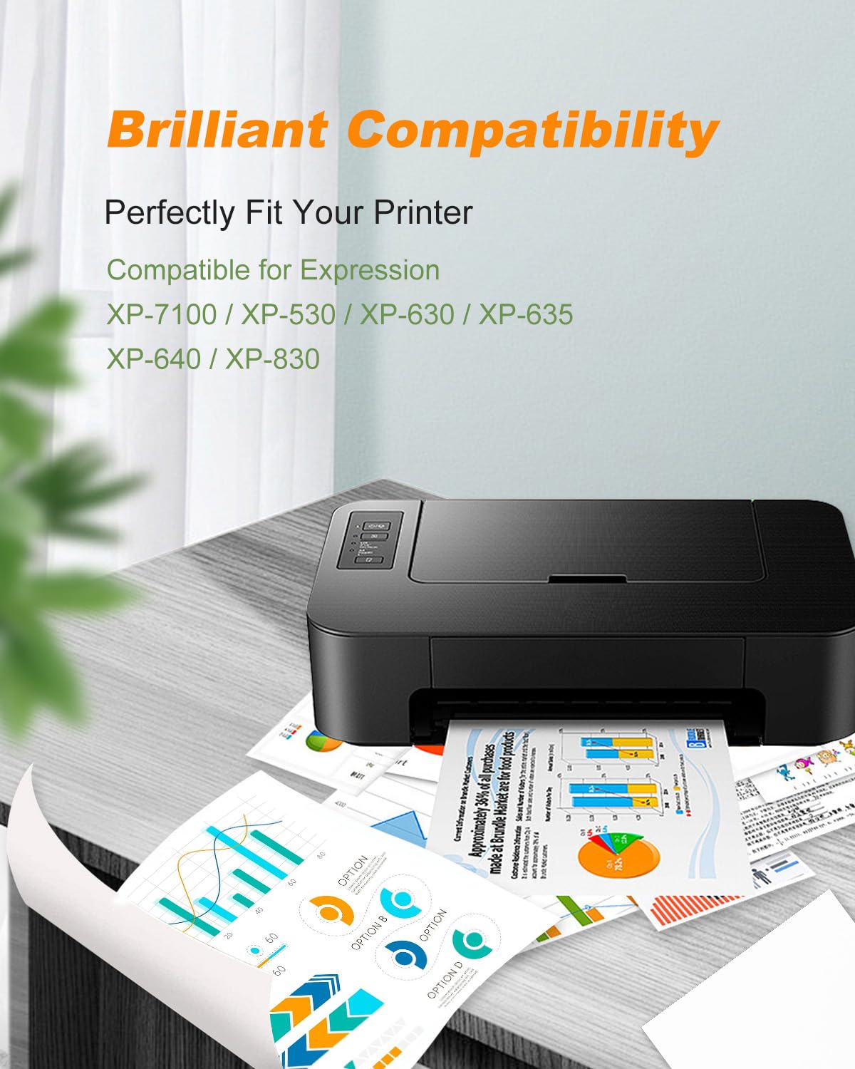 OULADUN 410XL - Cartuchos De Tinta De Repuesto Para Ipresora 410XL 410