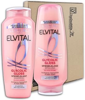 TopDealMile - Storage Pack - for Loreal Elvital Glycolic Gloss Mirror Gloss Shampoo Conditioner 300 250ml