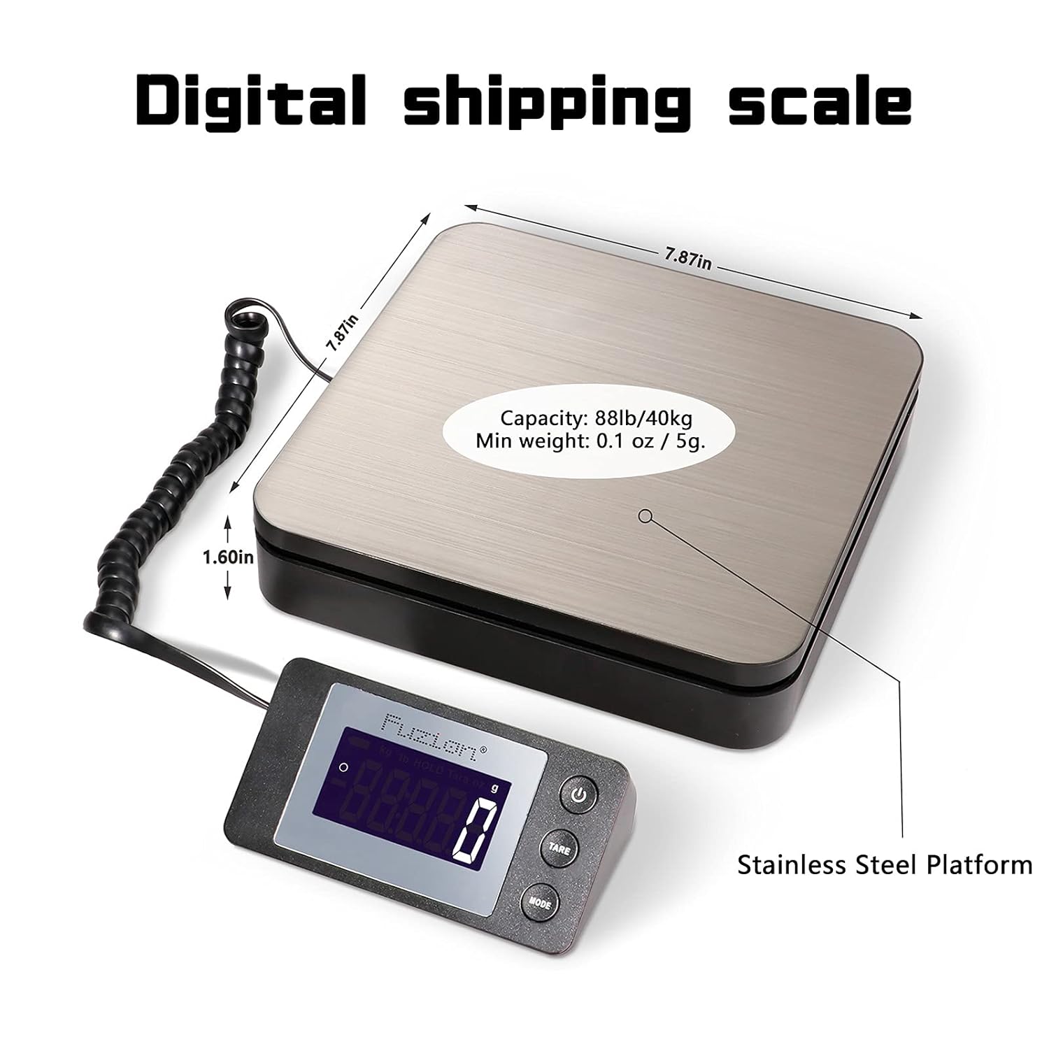 Fuzion Postage Package Scale with Ac Adapter : Office Products