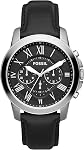 Fossil Men's FS4735 Grant Analog Display Analog Quartz Brown Watch