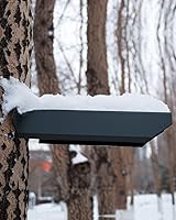 Vista 3 de Universal Sun Rain Shade Camera Cover Shield, Protective Roof for Outdoor/Indoor Security Cameras, Metal Case for Dome/Bullet Cams