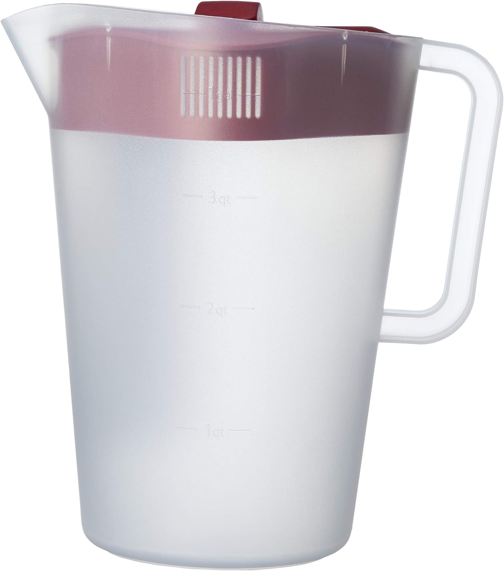 1 Gallon Pitcher with 4 Way Lid, Made Without BPA, Clear