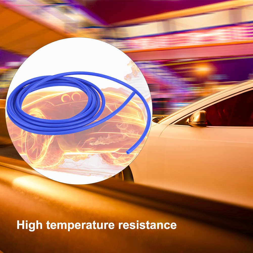 Silicone Auto Vacuum Hose 4mm x 5m, Blu