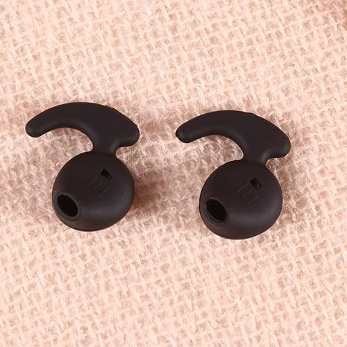 Miniatura 4 de Gancho para auriculares, 20 pares de puntas de repuesto para auriculares, puntas de silicona para auriculares, almohadillas de gel de repuesto