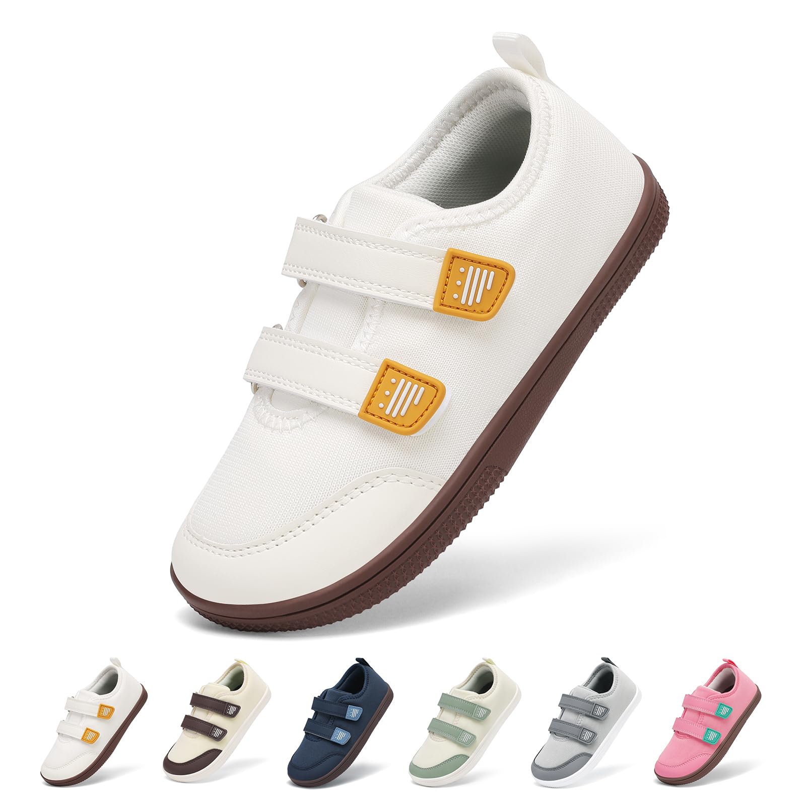 SAGUARO Zapatillas Barefoot para Niños — Deportivas Minimalistas para Uso Diario, Colegio, Juego y Deporte,Gr.25-35
