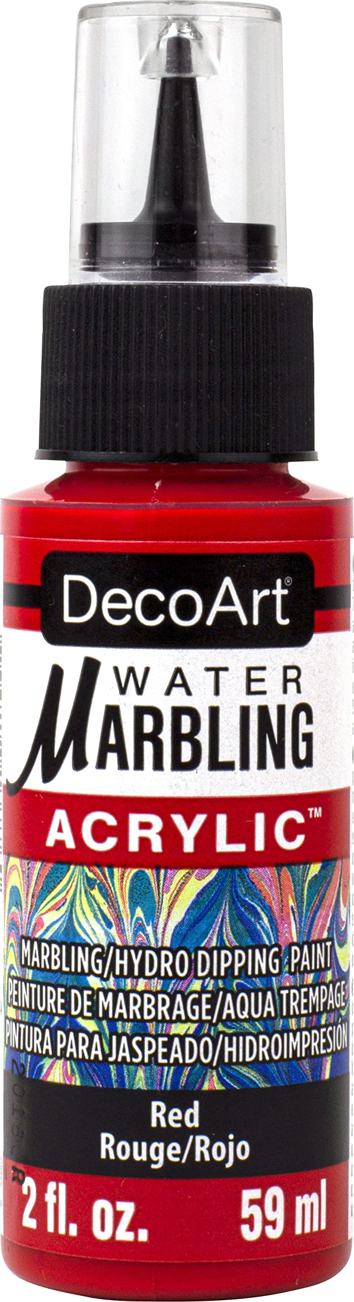 DecoArt Water Marbling Paint 2oz-Red