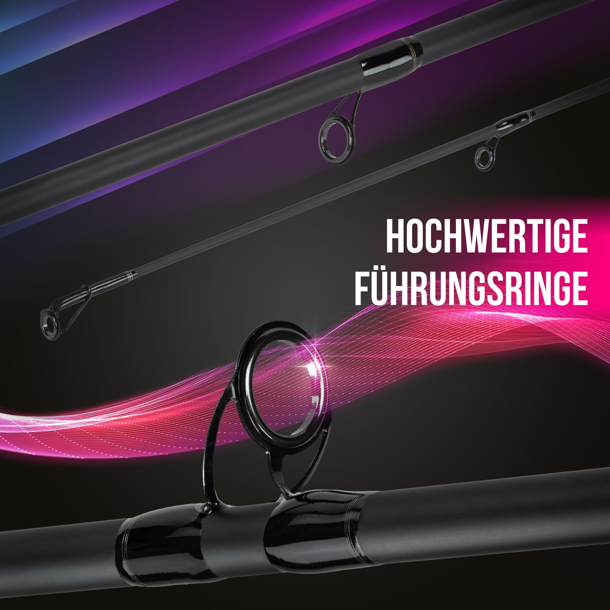 Karpfenangeln Einsteiger Set: Helius Runner III + Karpfenrute Black Phantom II - Karpfenset