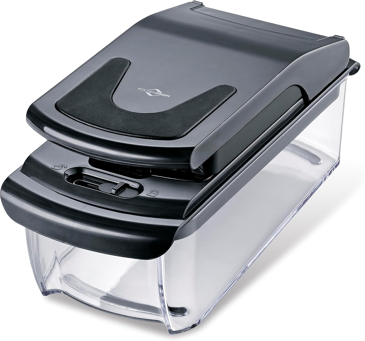 Küchenprofi Onion/Vegetable Chopper Fix Plus | Plastic/Blade Steel | Vegetable Cutter | Dice Cutter Onions, Cucumbers, Carrots | Fruit Multi Cutter | Pens, Cubes, Slices