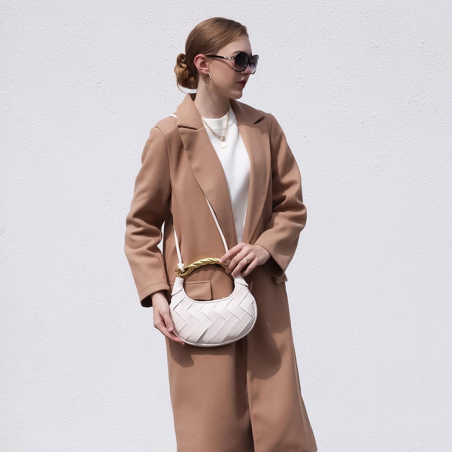 FILDENS Women's Fashion Woven Handbag Crossbody Bag - Image 3