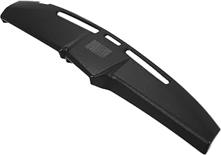HECASA Dash Board Cover Compatible with 1980-1986 Ford F-100 F-150 F-250 F-350 Bronco Dash Cover ABS Plastic Painted Black