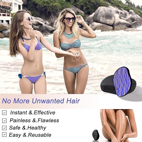 Miniatura 4 de Borrador de pelo de cristal, removedor de pelo mágico de cristal para mujeres y hombres, borrador de pelo, exfoliación sin dolor, herramienta