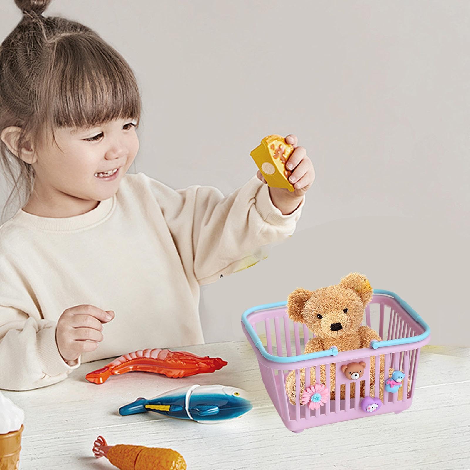 Amazon.co.jp: お も ち ゃ の 買 い 物 か ご | 子 供 用 ミ ニ お も
