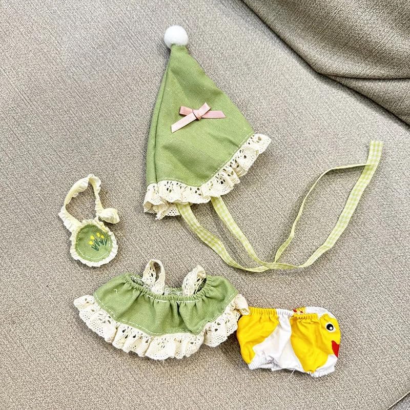 Conjunto de Ropa y Accesorios para Muñeca de 17 cm
