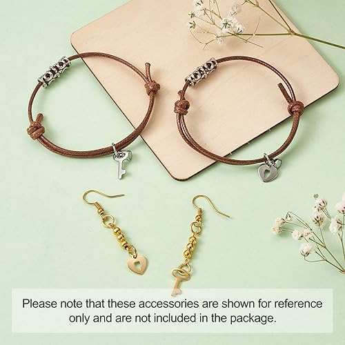 Miniatura 7 de Pandahall - Dijes de acero inoxidable surtidos de metal, estrella y luna, flor, animal para hacer pulseras, collares, aretes