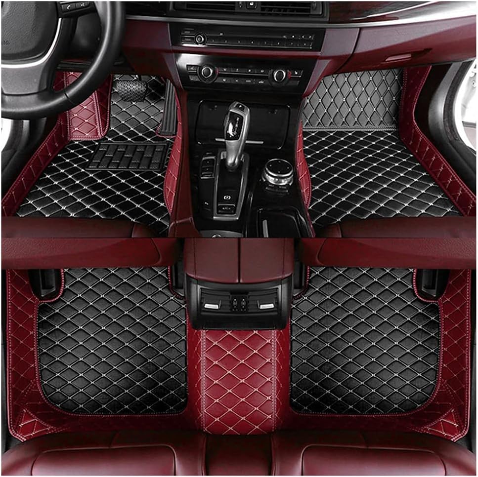 Car Floor Mats for Toyota Prado 8seats 2006-2024, Floor Lining All Weather Protection Floor Protection Mat Floor Carpets Interior Accessories,C