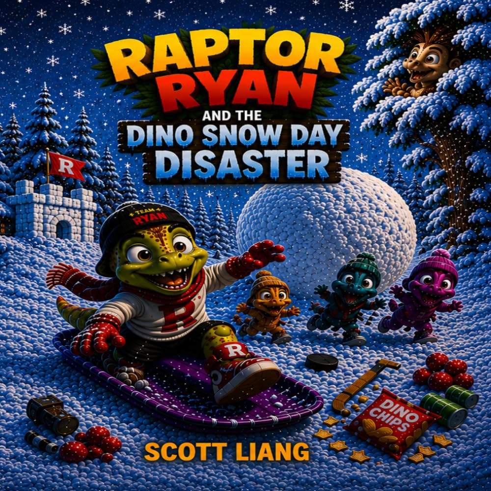 Raptor Ryan and the Dino Snow Day Disaster: A Funny Rhyming Dinosaur Adventure Picture Book for Kids Ages 3–7