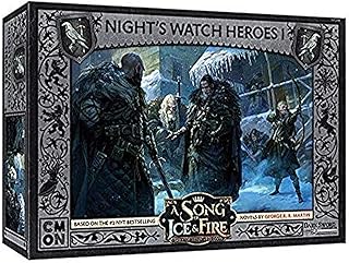 A Song of Ice and Fire -Night's Watch Heroes Box#1 - Strategy Game for Teens and Adults - Ages 14+ - 2+ Players - Average Playtime 45-60 Minutes - Made by Cmon