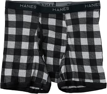 Hanes Mens Underwear 100% Cotton Milled 1P Boxer Shorts HM6EE203