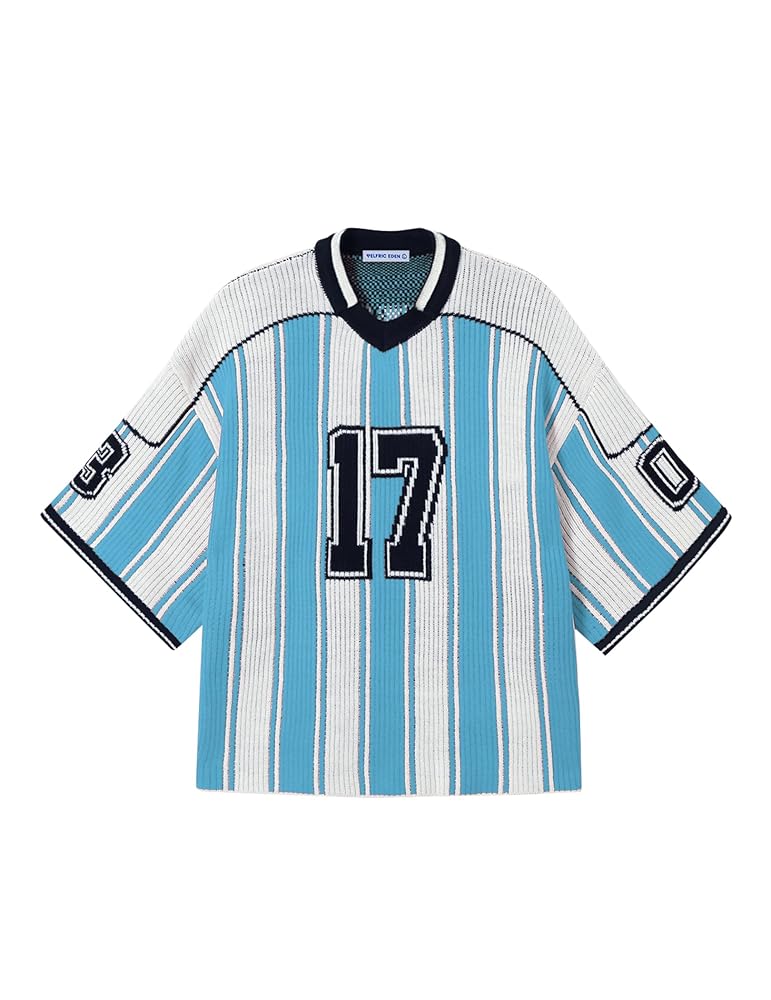 ＊Aelfric Eden＊ サッカージャージ ストライプ Tシャツ Aelfric Eden Number Stripe Graphic Knit Tee – Aelfric eden