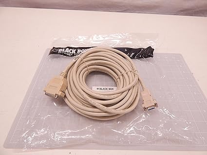 black box evmtbmc-0050 50 ft Premium at Modem Serial Cable t79152