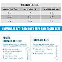 Vista 6 de NEENCA Botas médicas inflables para caminar, botas de fractura con cámara de aire, bota ortopédica para recuperación del dolor de tobillo y pie