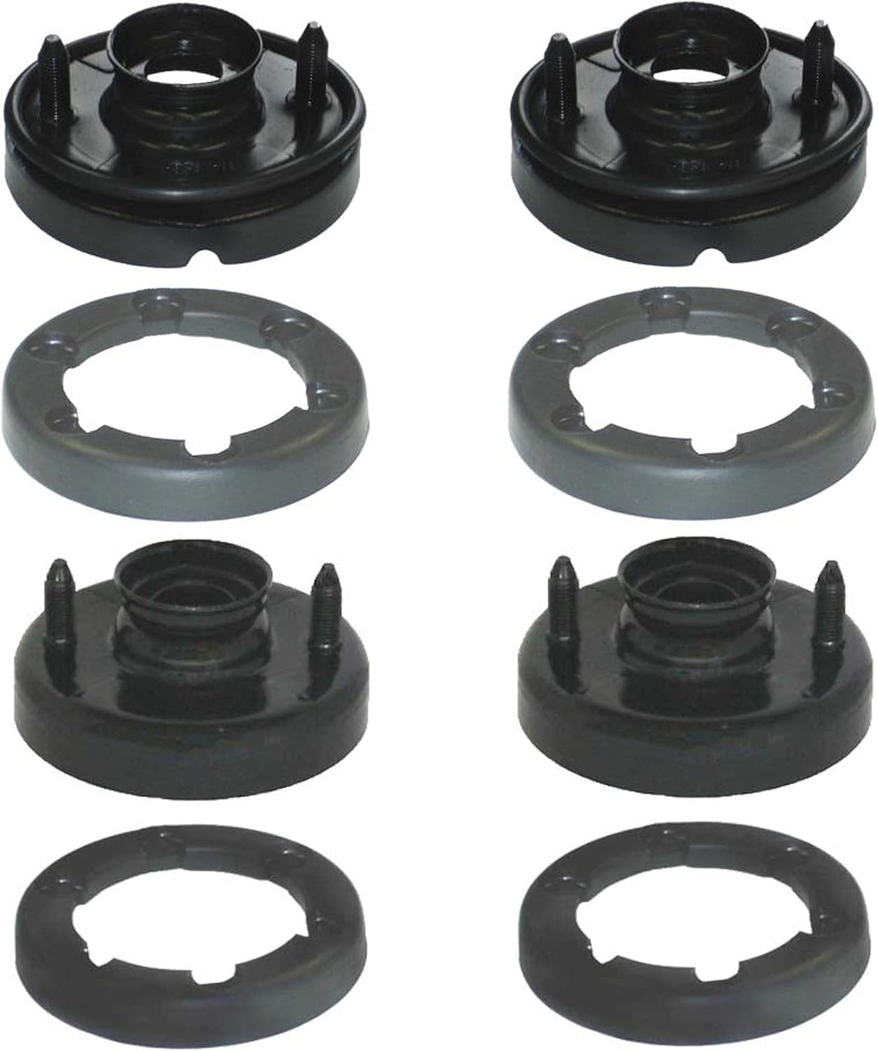 Front & Rear Strut Mounts with Insulators Kit for Acura Integra Honda Civic Automotive