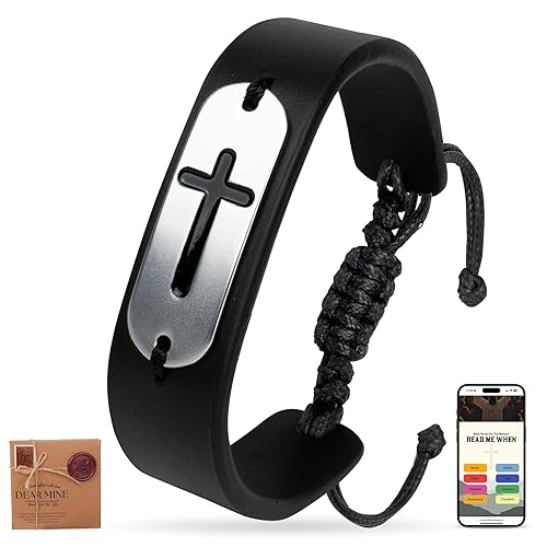 God Bracelet, Daily Bible Verse Bracelets, Christian Gifts for Women,