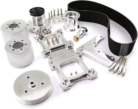 Speedmaster PCE460.1008 متوافق مع مجموعة محرك المنفاخ Chevy LS1 LS2 LS3 LS6 LS7 L76 لشاحن فائق الجذور 6-71 8-71