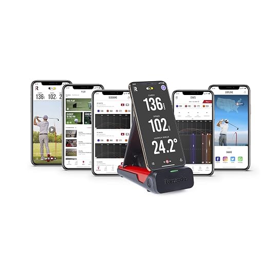 Rapsodo Mobile Launch Monitor for Golf Indoor and Outdoor Use with GPS Satellite View and Professional Level Accuracy, iPhone & iPad Only