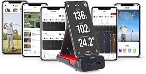 Rapsodo Mobile Launch Monitor for Golf Indoor and Outdoor Use with GPS Satellite View and Professional Level Accuracy, iPhone & iPad Only