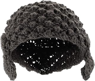 ABOOFAN Knitted Winter Hat Chunky Beanie Hats Winter Warm Knit Cap Fun Maitreya Buddha Hat for Adults Warm Winter Gift Grey