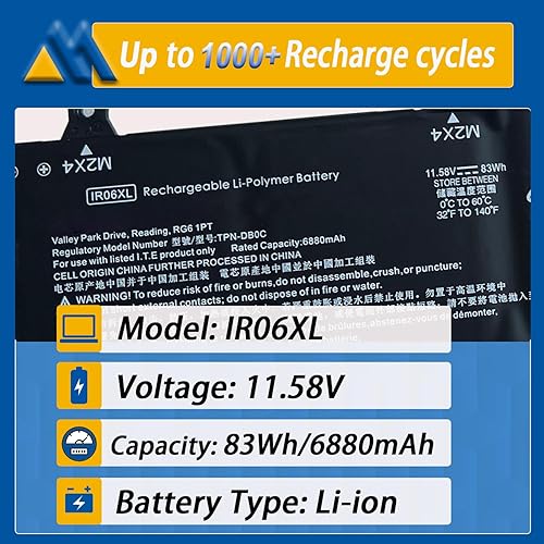 Miniatura 27 de SD06XL - Batería de repuesto para portátil HP Omen 15-EK 15-EN 15-EK0000 15-EK0009TX 15-EK0019NR 15-EK0008CA 15-EK0013DX 15-EK0071NG Series