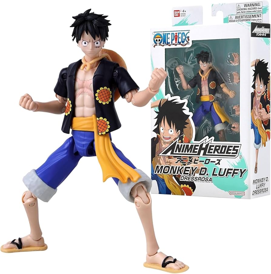 Amazon.com: BANDAI - One Piece Anime Heroes Action Figure Monkey D