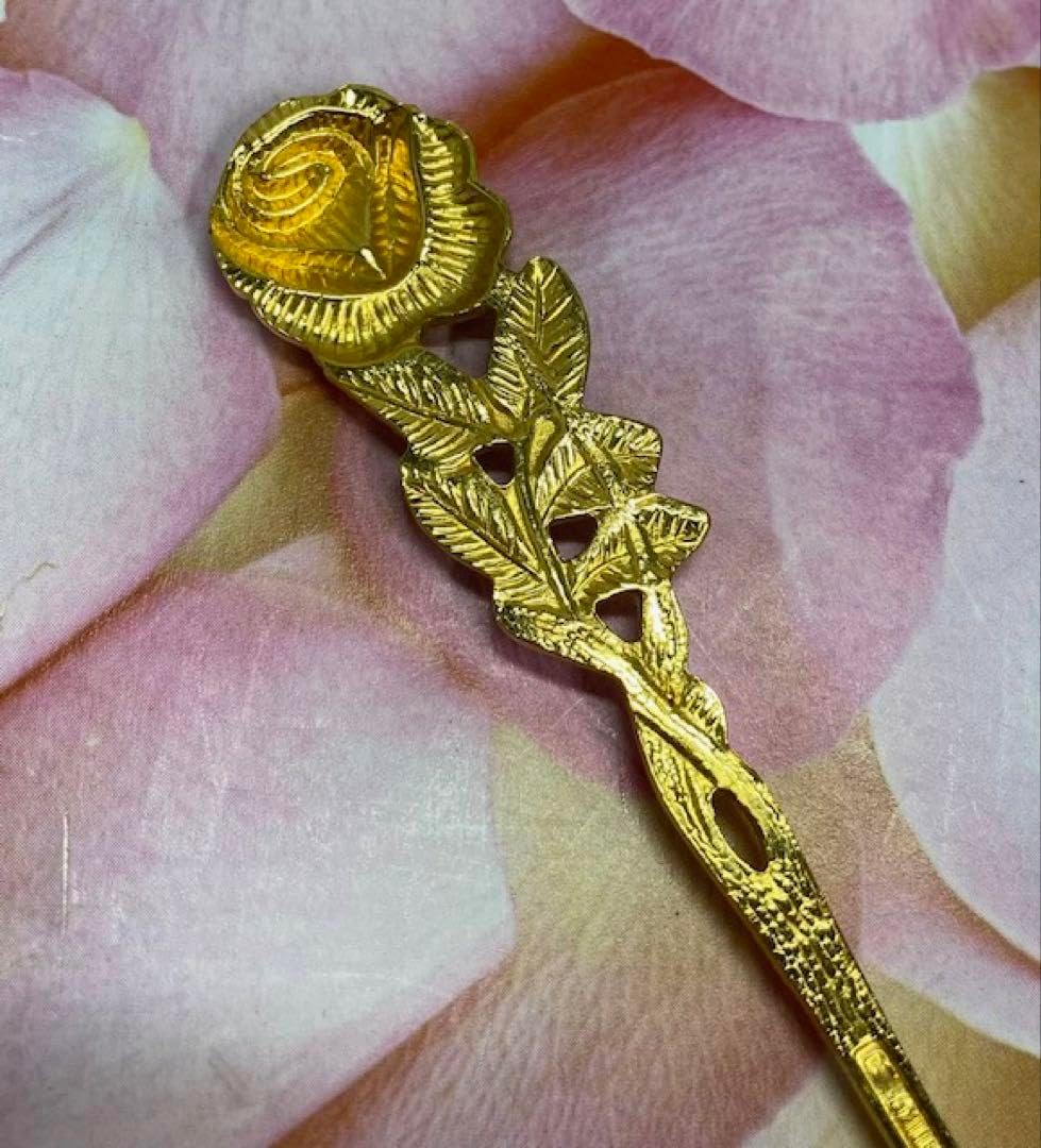 ヒルデスハイムローズ シュガースプーン ドイツ ANTIKO社製 25イ128