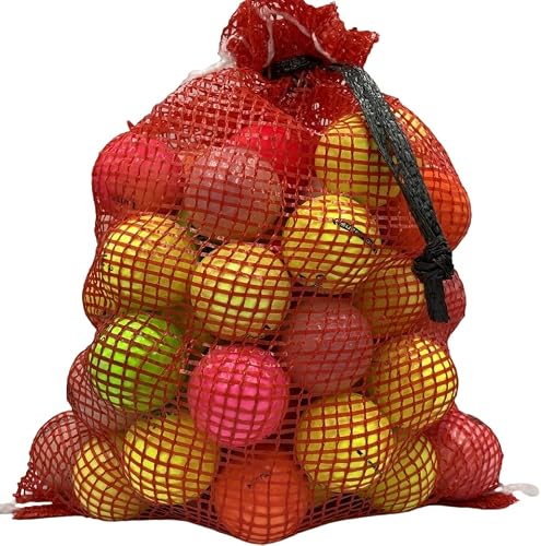 Golf Ball Planet 72 Colored Used Golf Balls in Mesh Bag 3A/2A Condition