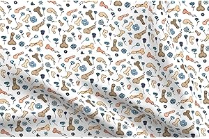 Spoonflower Penis Print Polartec(R) Fleece Fabric