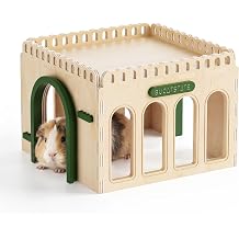 BUCATSTATE Wooden Guinea Pig Hideout, Hedgehog House