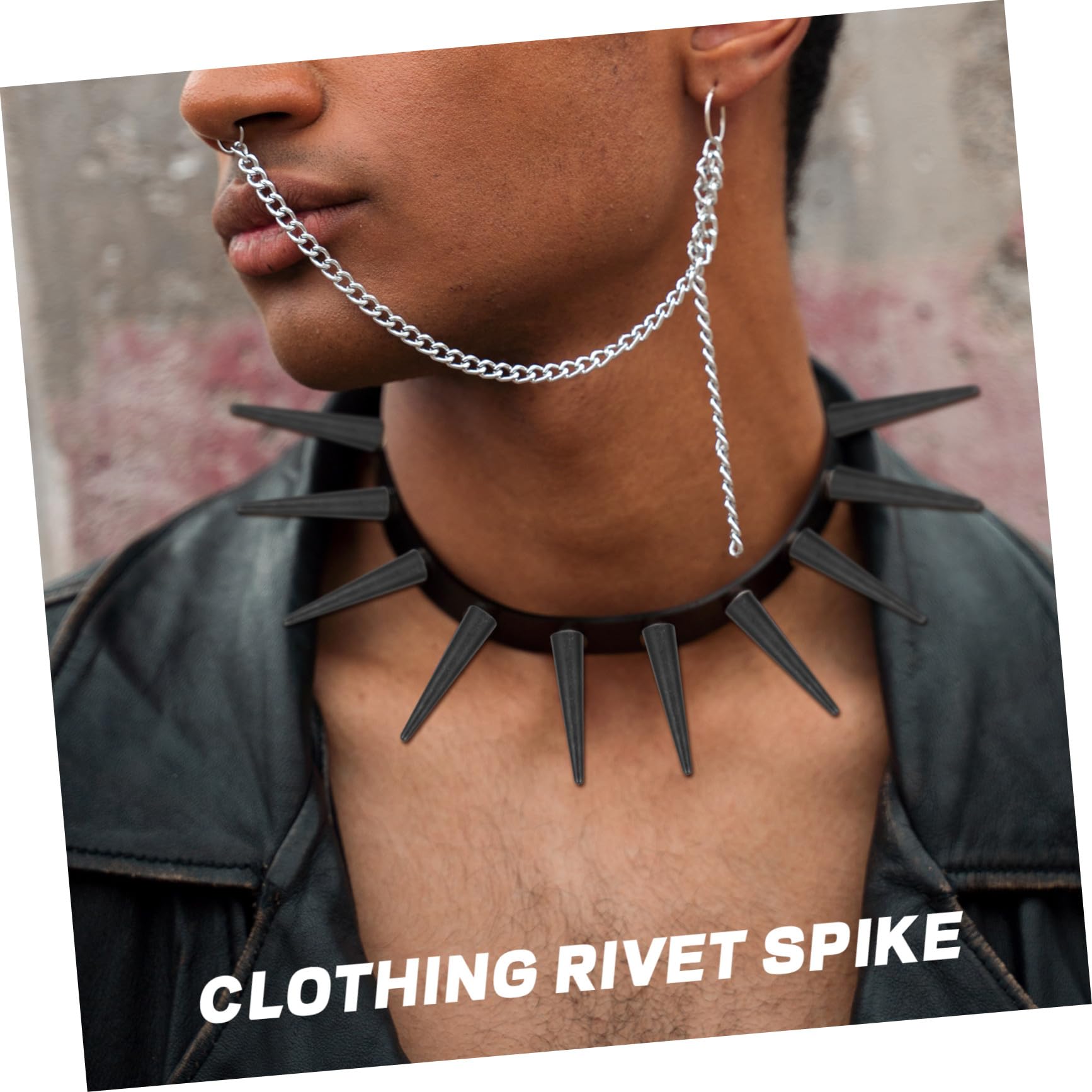 SOIMISS Kit de Remaches Punk 30piezas Metálicos para Ropa y Zapatos