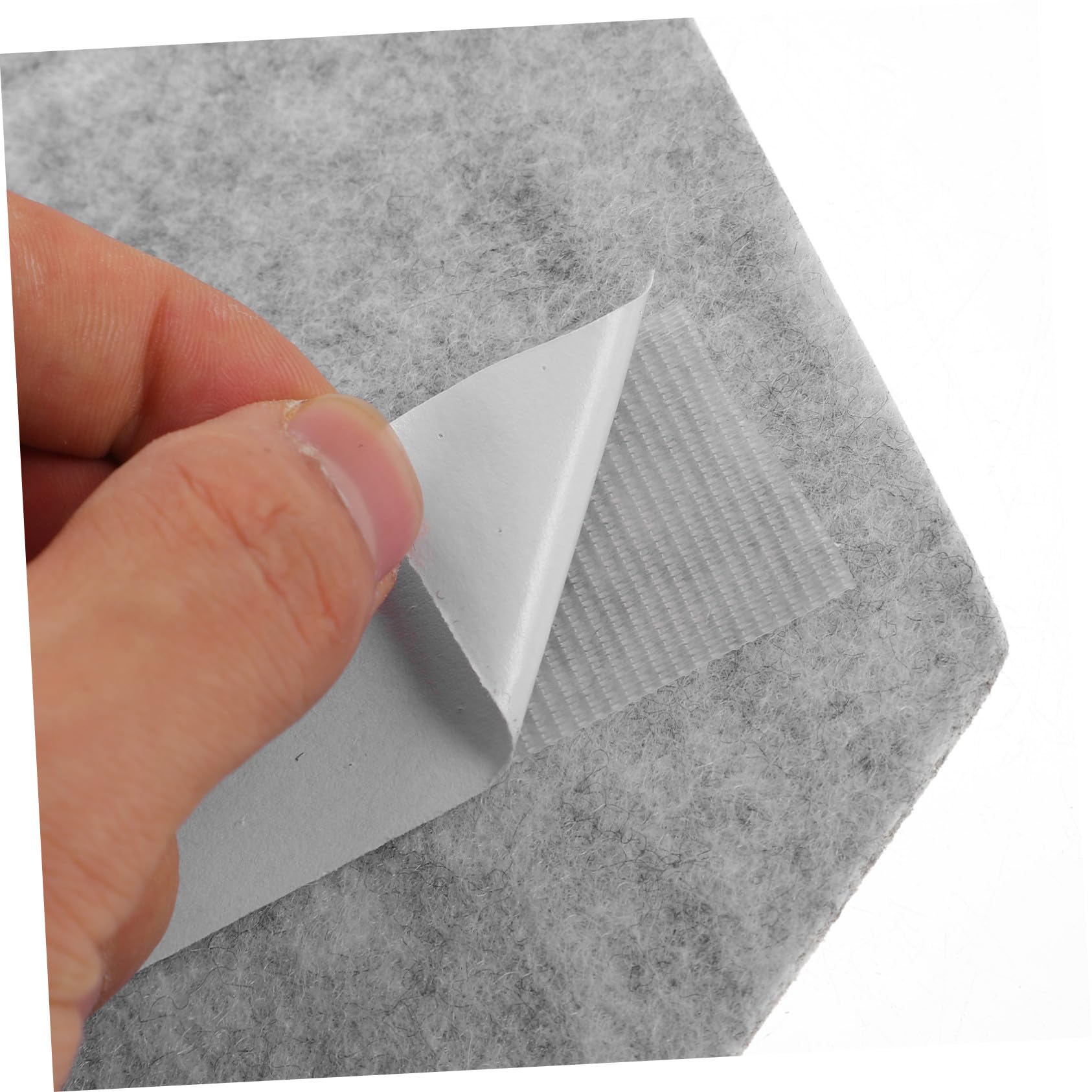 STOBAZA 12 piezas Paneles Acústicos para Pared Fieltro Insonorizante Gris Plata Material Absorbente Sonido Aislamiento para Estudio Oficina Hogar