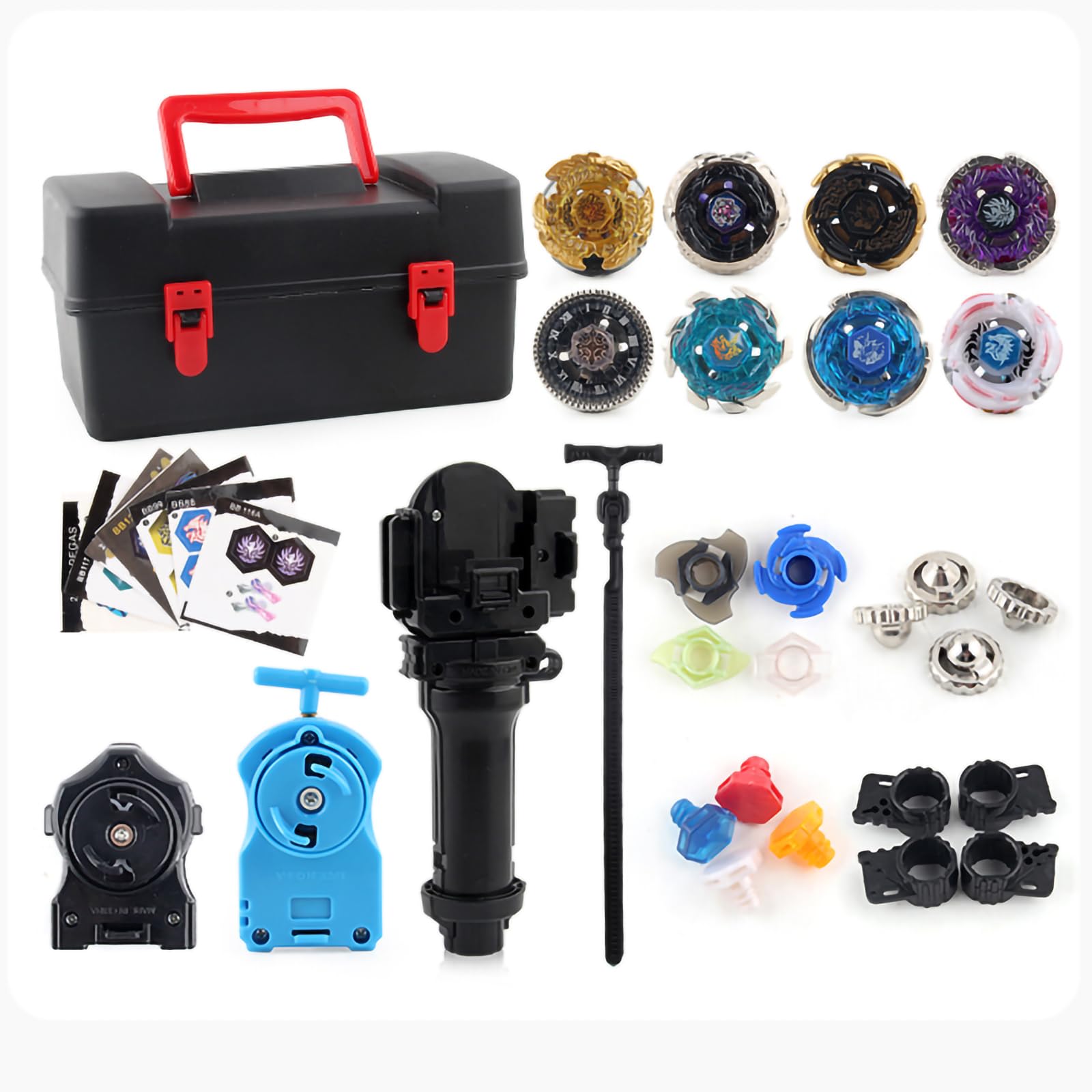 Toupies Beyblade Baybledas - Turbo Lanceur 4D - Combat Métal Pour Enfants