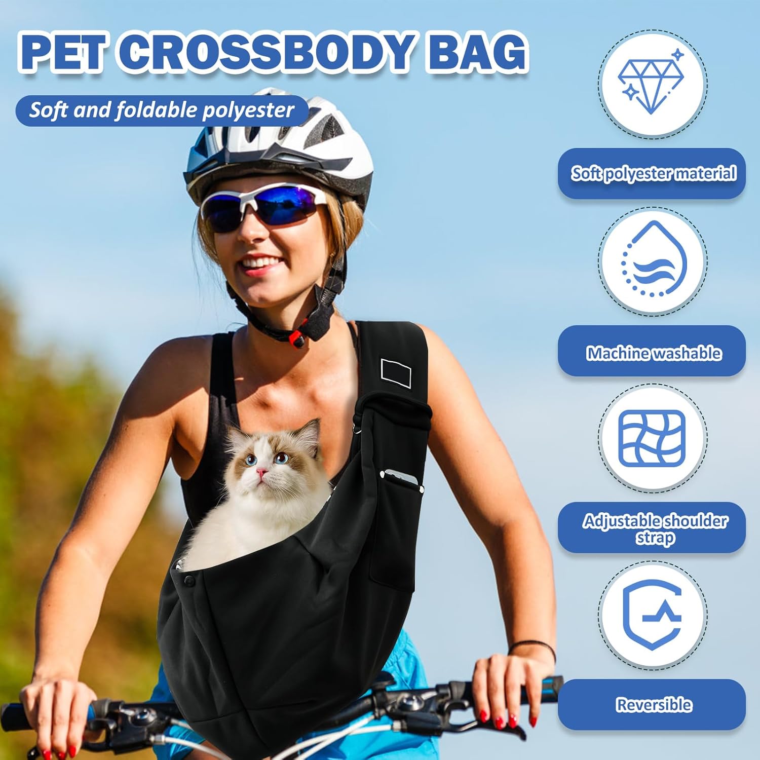 Ultimate Comfort: The Reversible Pet Sling Carrier for Travel with Your Furry Friends