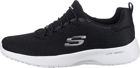 Skechers Men's 58360-bbk, Sports Shoes, Black White, 10.5 UK