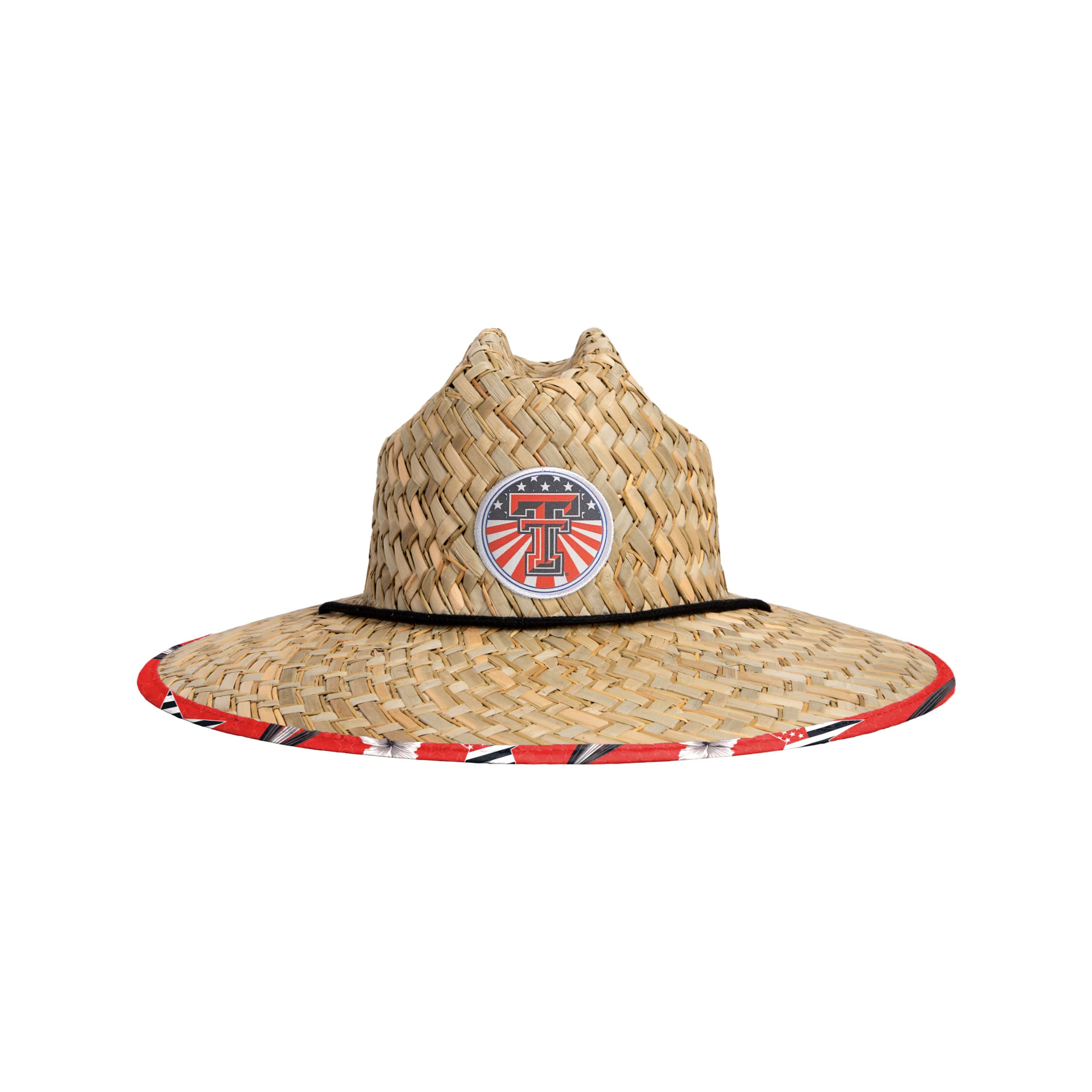 FOCO Texas Tech Red Raiders NCAA Americana Straw Hat