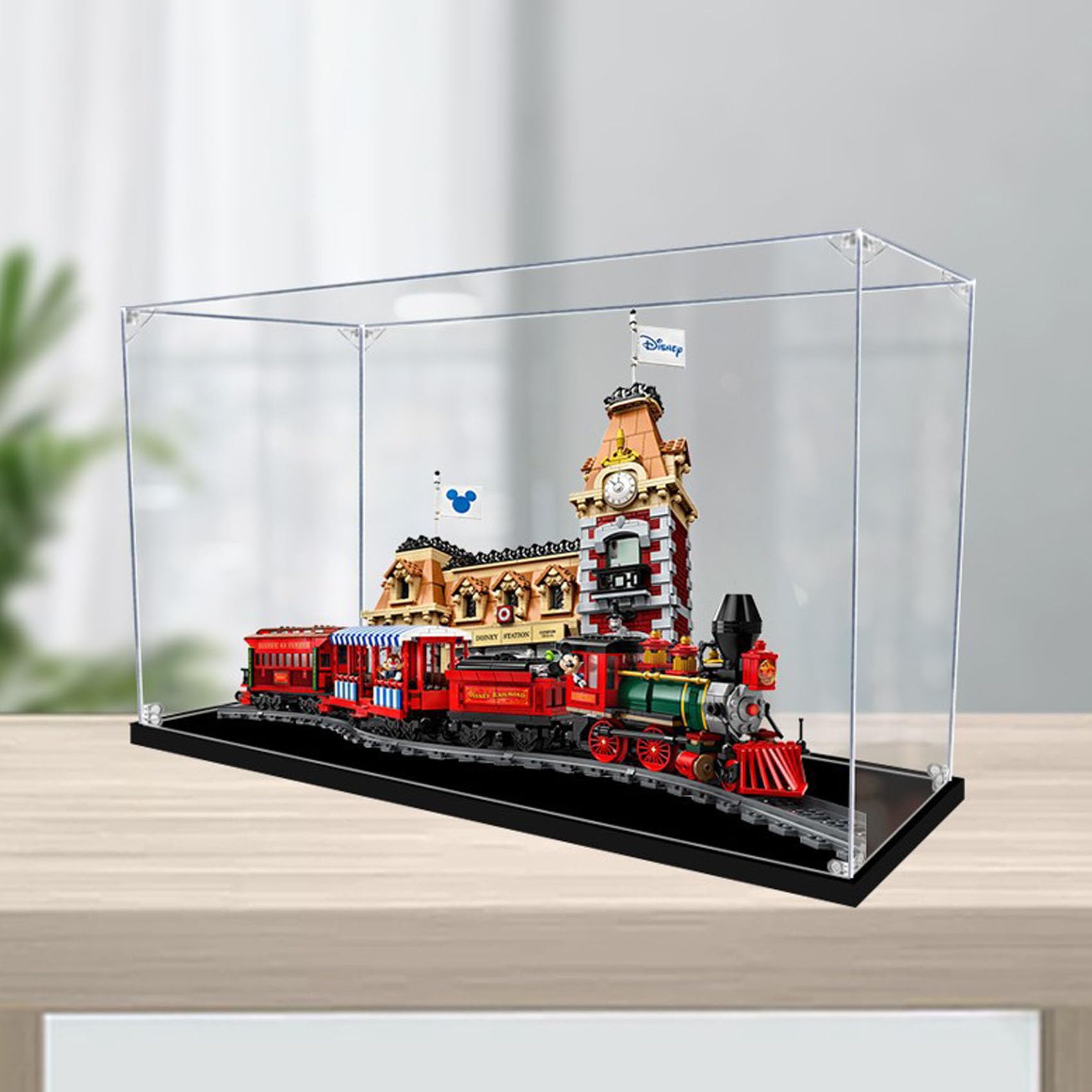Amazon.co.jp: ディスプレイボックス レゴ71044トレインパラダイス防塵