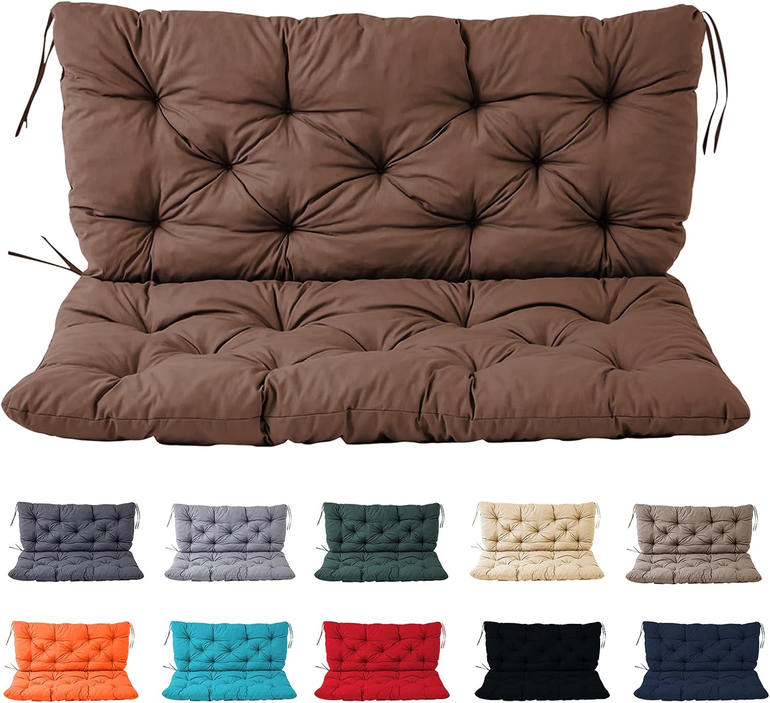 Swing Seat Cushions with Backrest, Swing Replacement