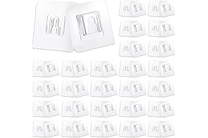 50pcs Double Sided Adhesive Wall Hooks