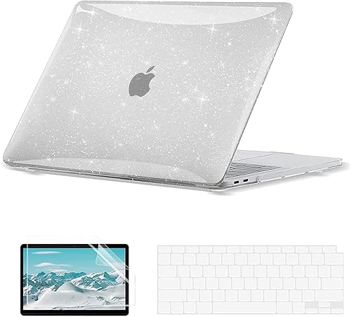 Miniatura 16 de EooCoo Funda rígida compatible con MacBook Air de 13.3 pulgadas M1 Chip 2021-2018 con pantalla Retina, funda protectora de plástico Air de 13.3