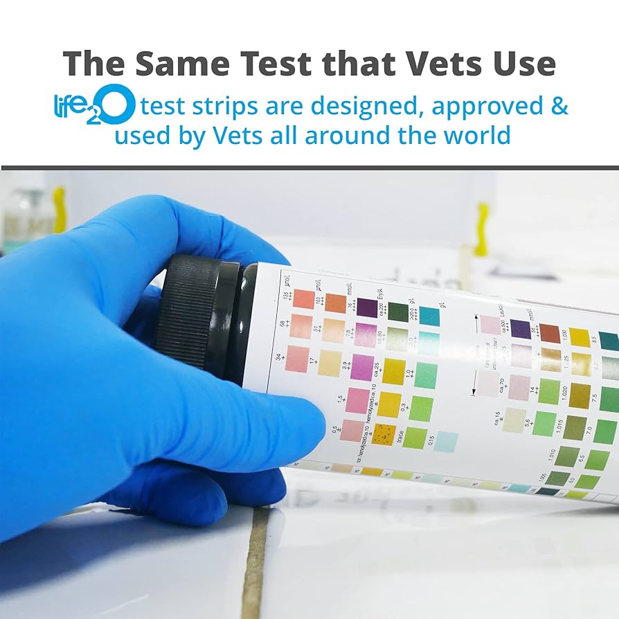 Cat & Dog Urine Test Strips 10-Parameter 100ct, Diabetes